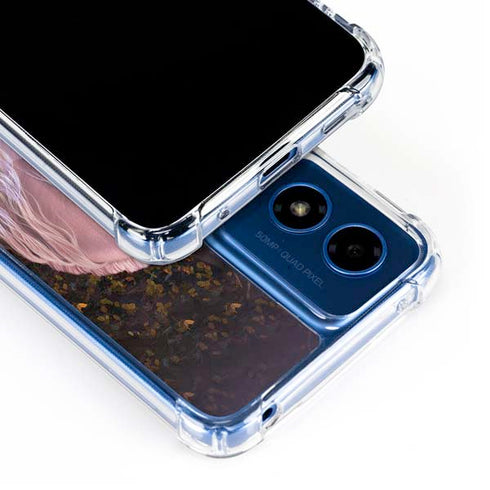 Autumn Glow Unicorn by Laurie Prindle Moto G 5G (2024) Clear Case